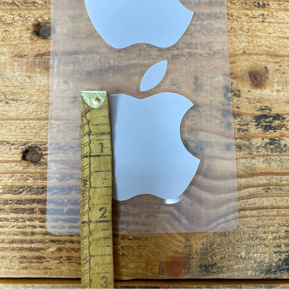 Authentic Apple White Logo Sticker Decal iphone ipod apple stickers